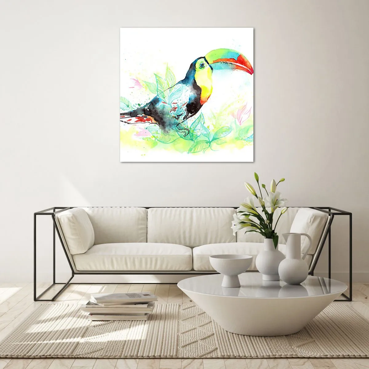 Üveg kép - Színes mint Dél-Amerika - 70x70 cm