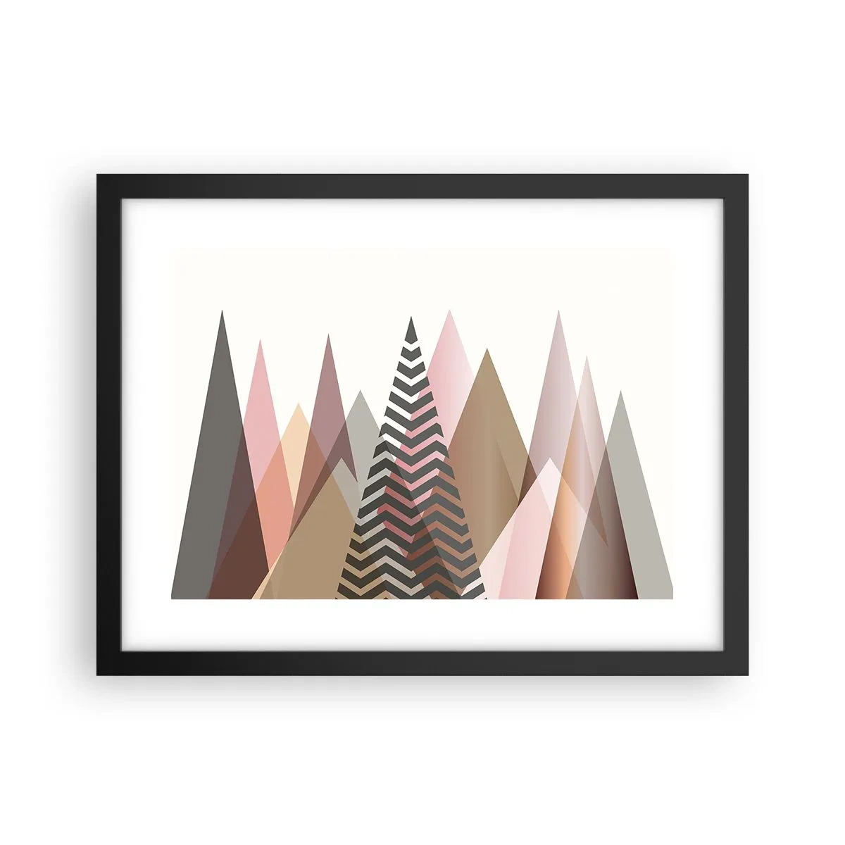 Poszter fehér keretben - Piramis nézet - 40x30 cm