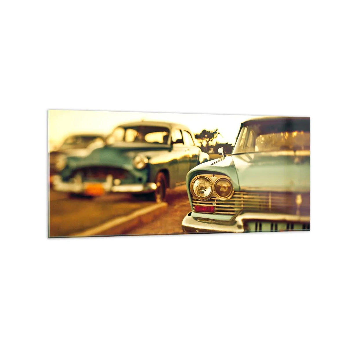 Üveg kép - Várunk és meglátjuk - 120x50 cm