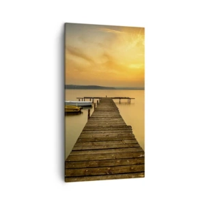 Vászonkép - Megnyitom neked az arany eget - 45x80 cm