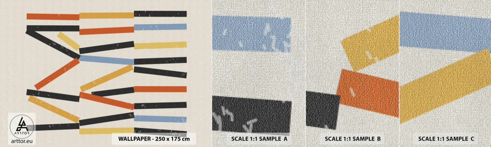 Fotótapéta Minta Premium Canvas - Vízszintes kompozíció - Minimalizmus, Hipszter, Kortárs - 100x30 cm