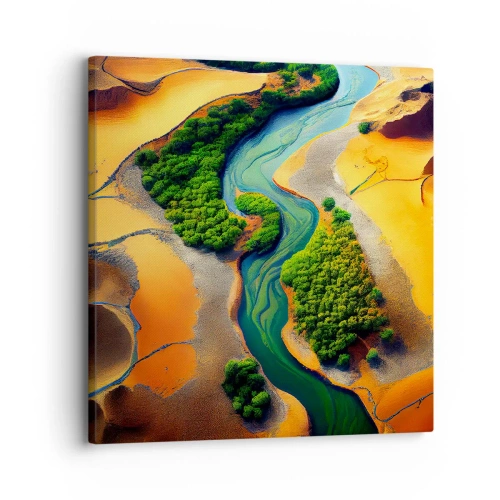 Vászonkép - Életetadó folyó - 30x30 cm