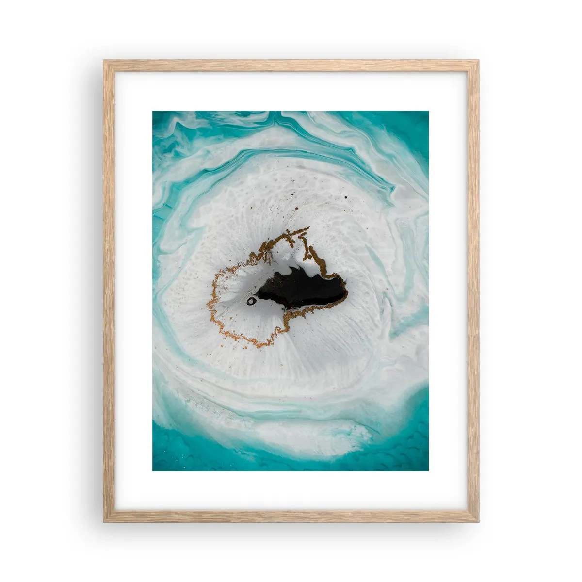 Poszter világos tölgy keretben - Behatolni - 40x50 cm