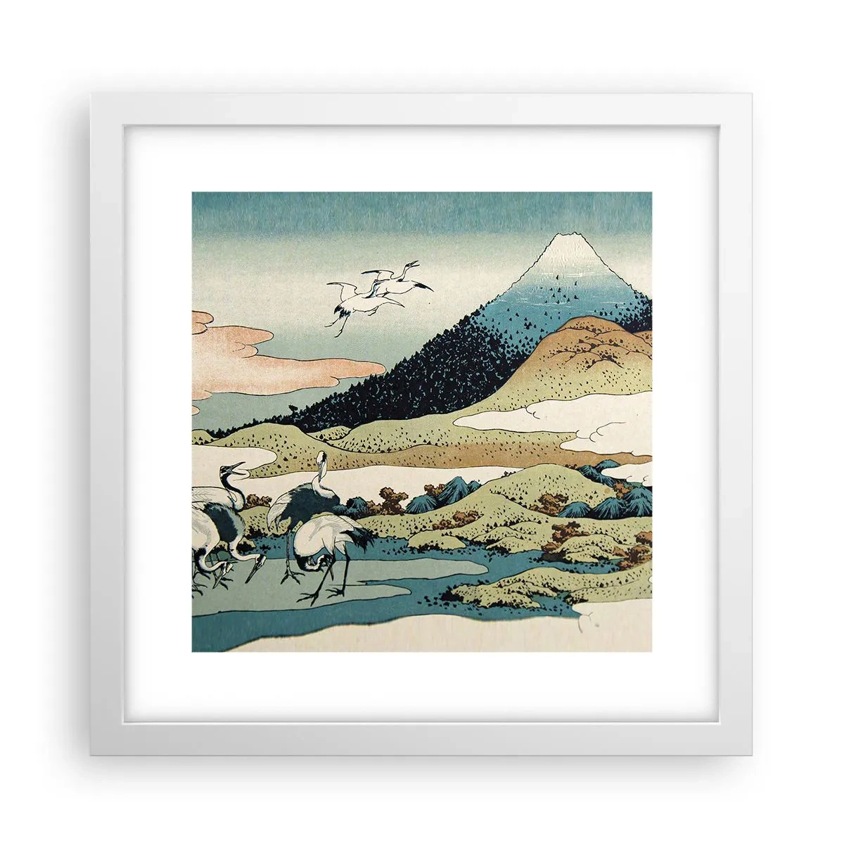 Poszter fekete keretben - Japán lélekben - 30x30 cm