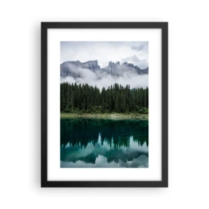 Poszter fehér keretben - Csitt, csit, ne zavard fel az állóvizet... - 30x40 cm