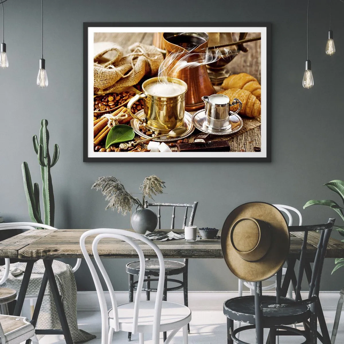 Poszter fehér keretben - Szép napot! - 70x50 cm