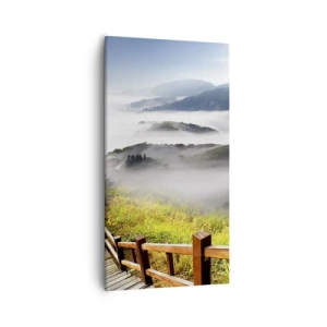 Vászonkép - Csillogásból és ködből szőtt - 55x100 cm