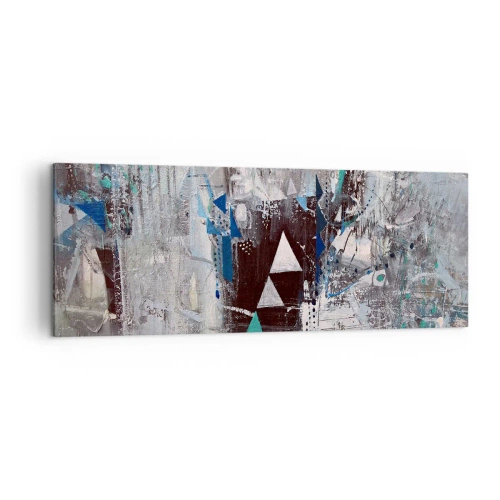 Vászonkép - A háromszögek felülíró sorrendje - 140x50 cm