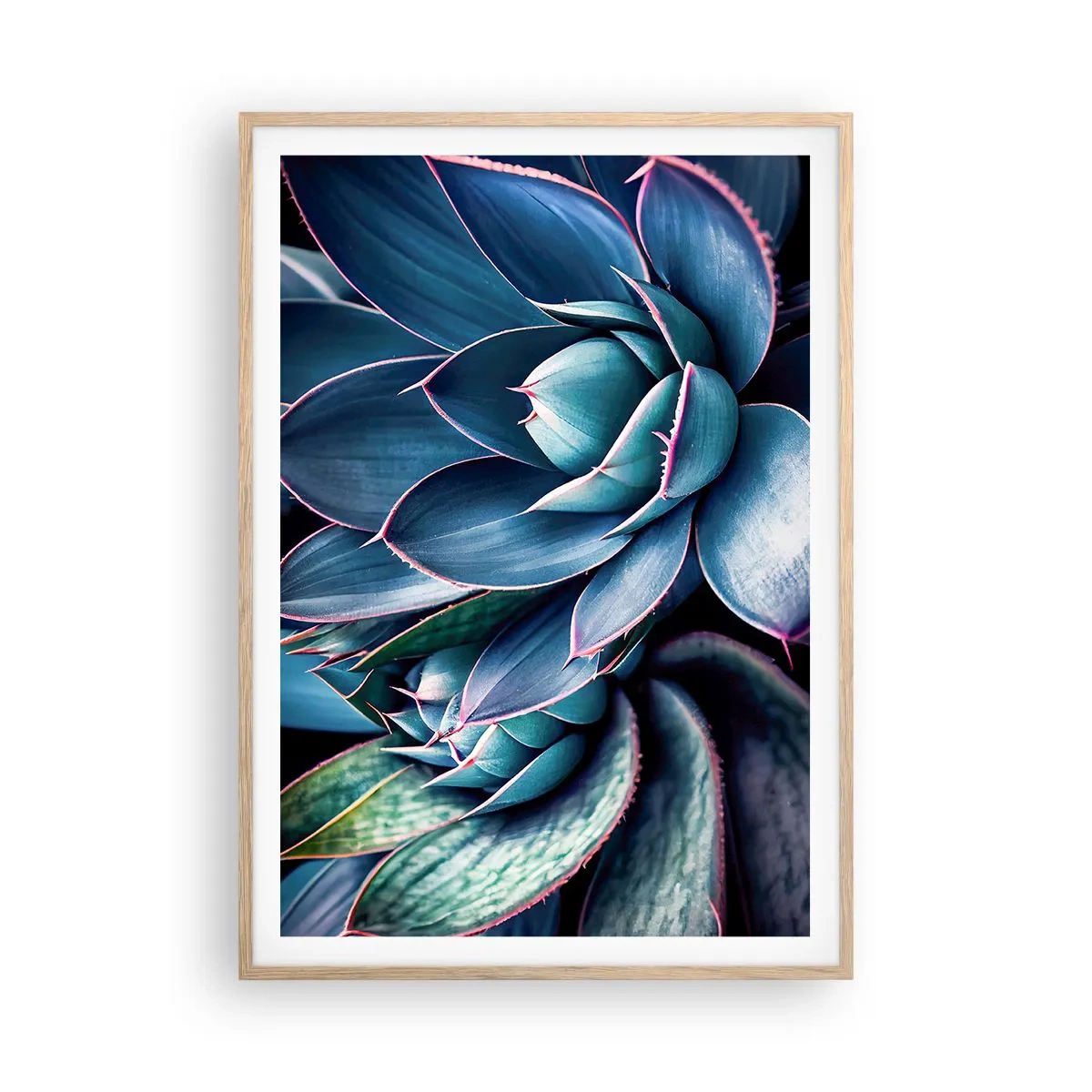 Poszter világos tölgy keretben - Életerő - 70x100 cm