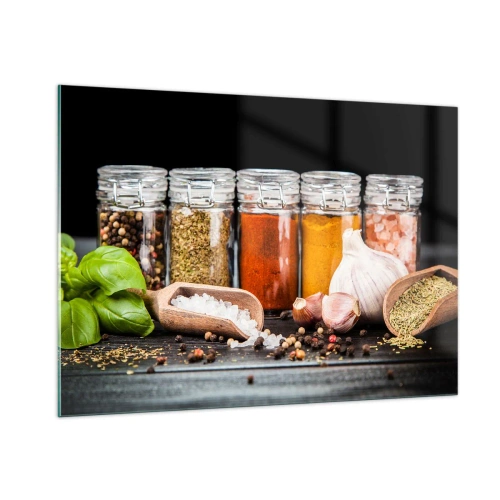 Üveg kép - Hogy az életnek legyen íze - 100x70 cm