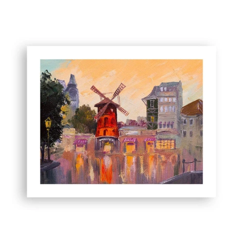 Poszter - Párizsi ikonok - Moulin Rouge - 50x40 cm