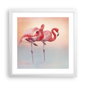 Poszter fekete keretben - A lenyugvó nap színe - 40x40 cm