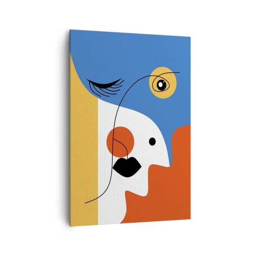 Vászonkép - Dekonstruált portré - 70x100 cm