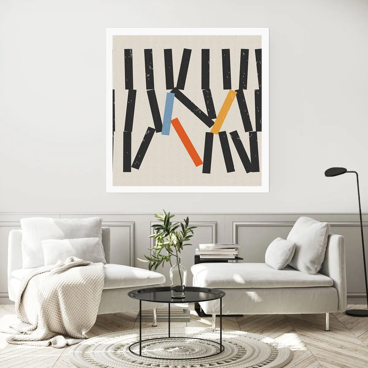 Poszter - Dominó - kompozíció - 50x50 cm