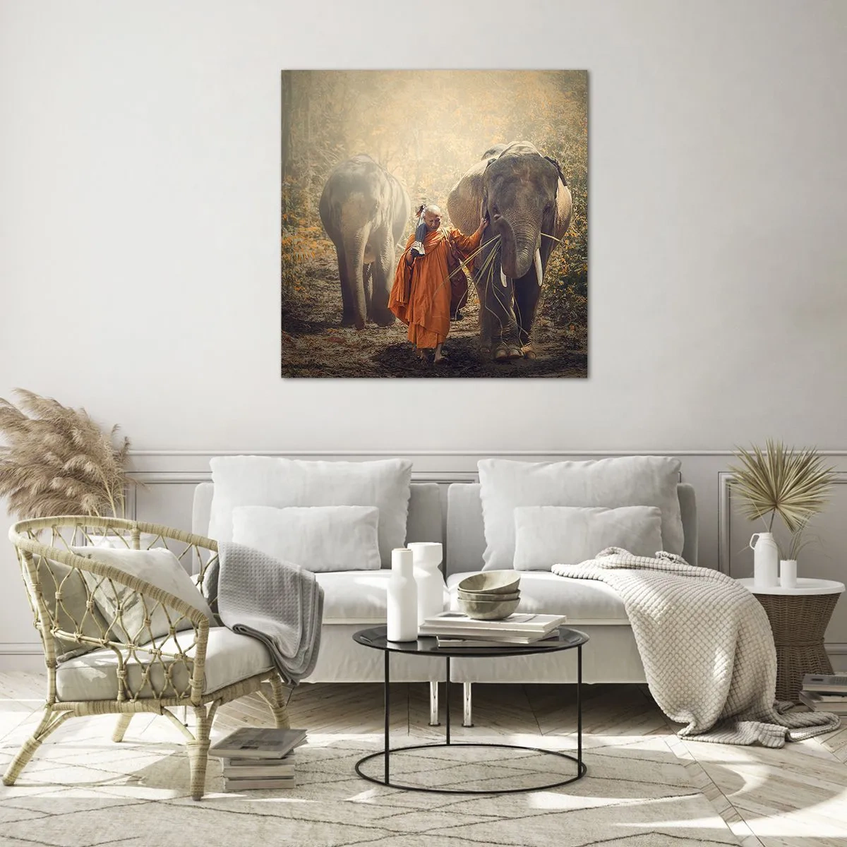 Üveg kép - Teljes megértés - 50x50 cm