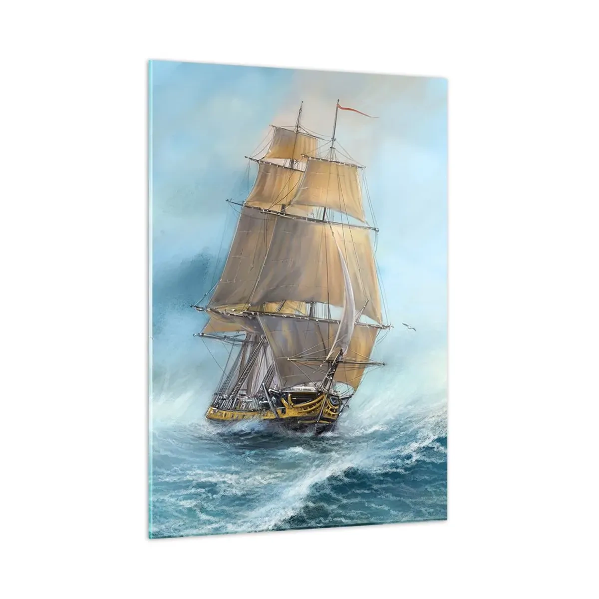 Üveg kép - A hullámok hullámzása - 50x70 cm