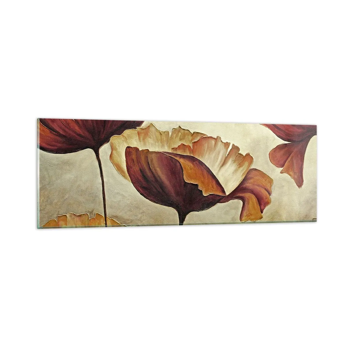 Üveg kép - Rét - 90x30 cm