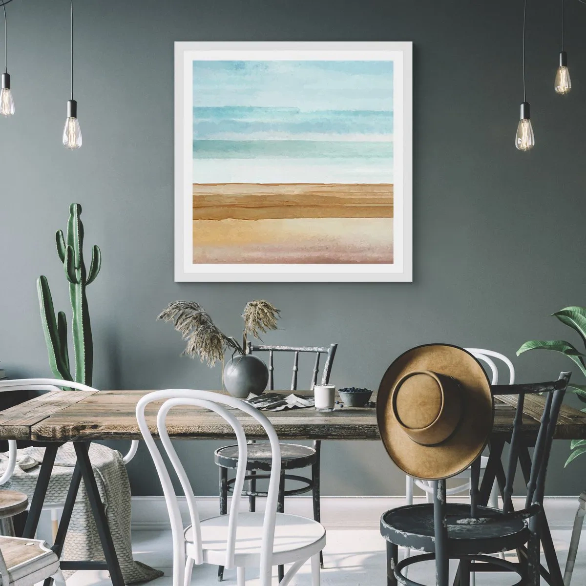 Poszter fekete keretben - Vigasz - 40x40 cm