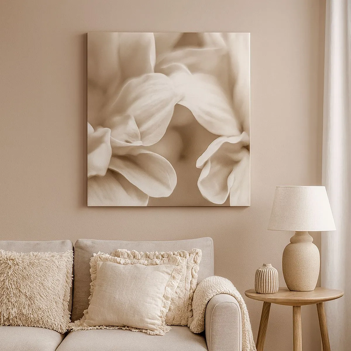 Vászonkép - Gyengéd, mint egy mosoly - 30x30 cm