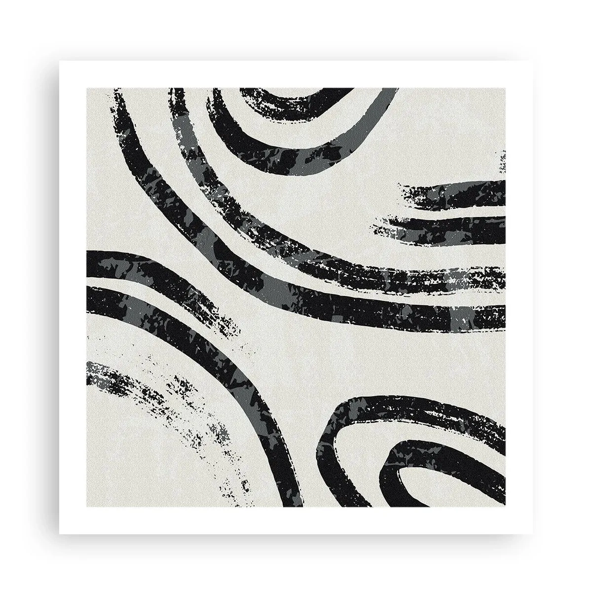 Poszter - Félig megállt - 60x60 cm