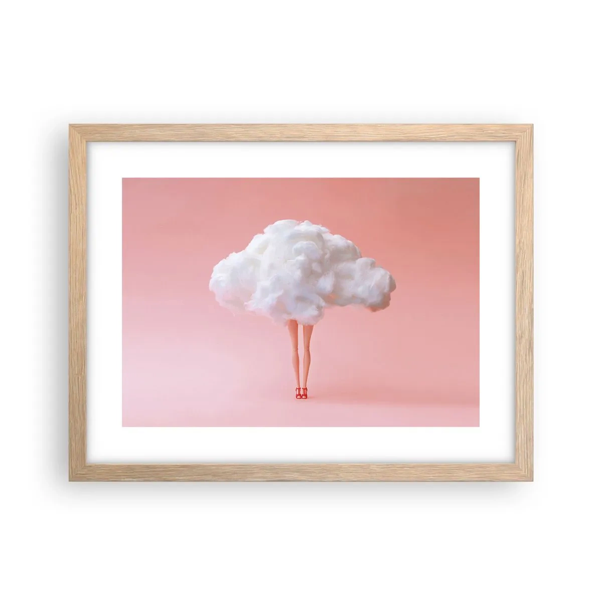 Poszter világos tölgy keretben - Édes ígéret - 40x30 cm