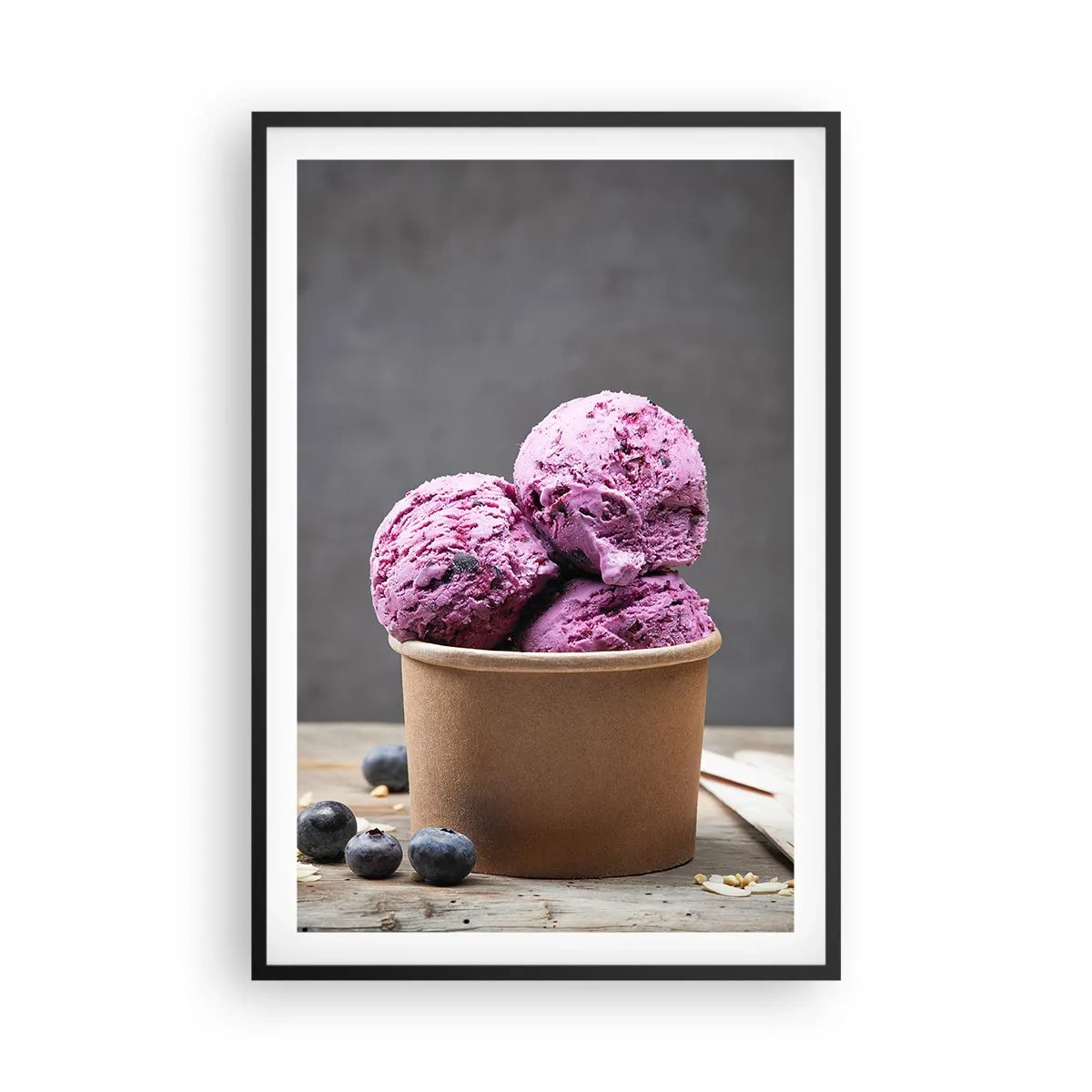 Poszter fehér keretben - Édesség és hűvösség - 61x91 cm