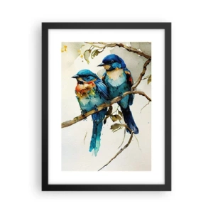 Poszter fehér keretben - Megsértődött? - 30x40 cm