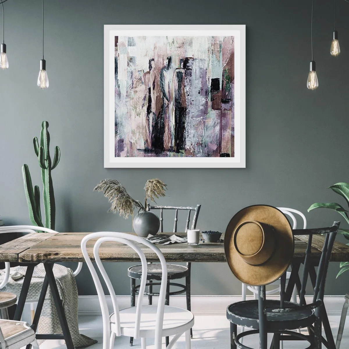 Poszter fekete keretben - A titokzatos hámas - 50x50 cm