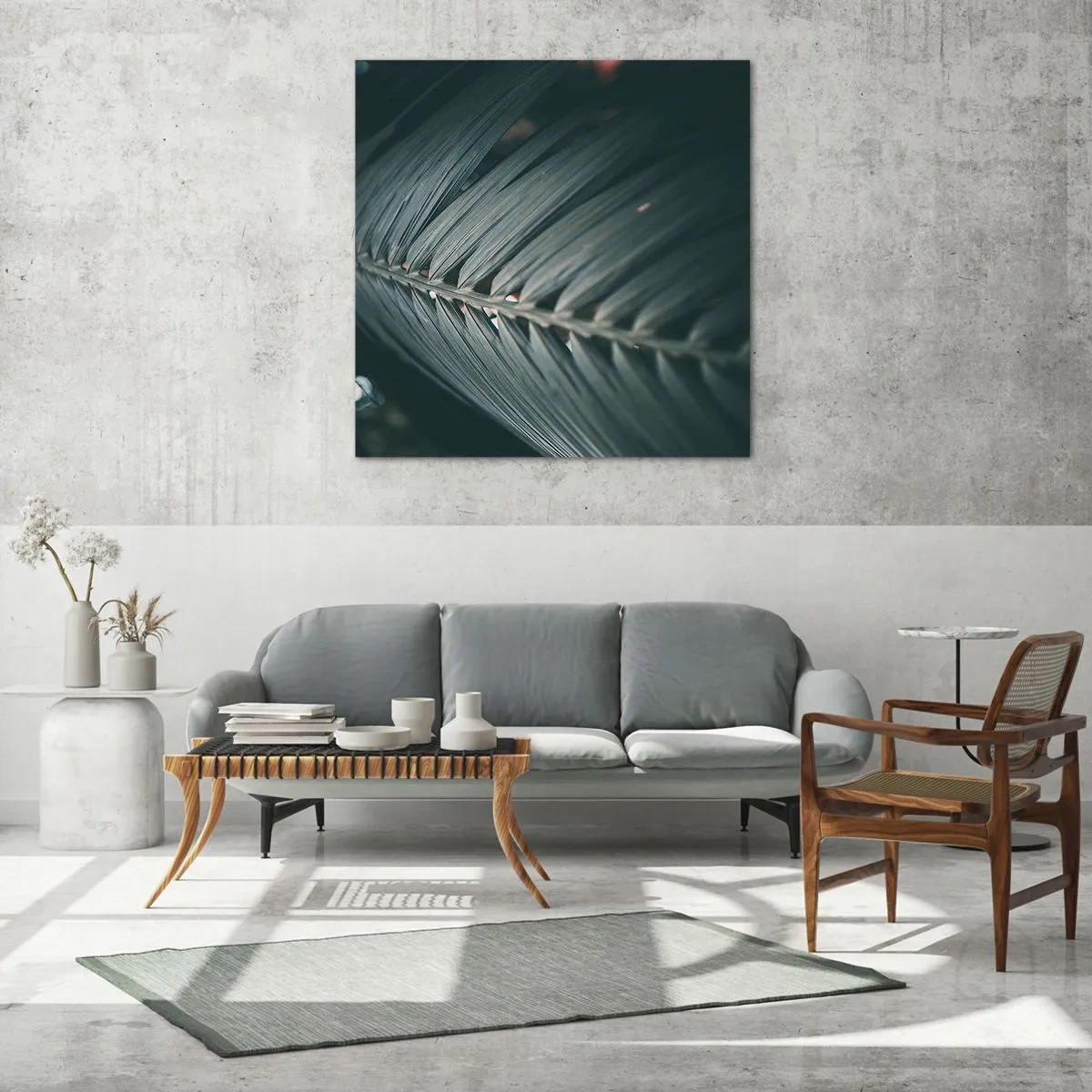 Üveg kép - A természet pontossága - 60x60 cm