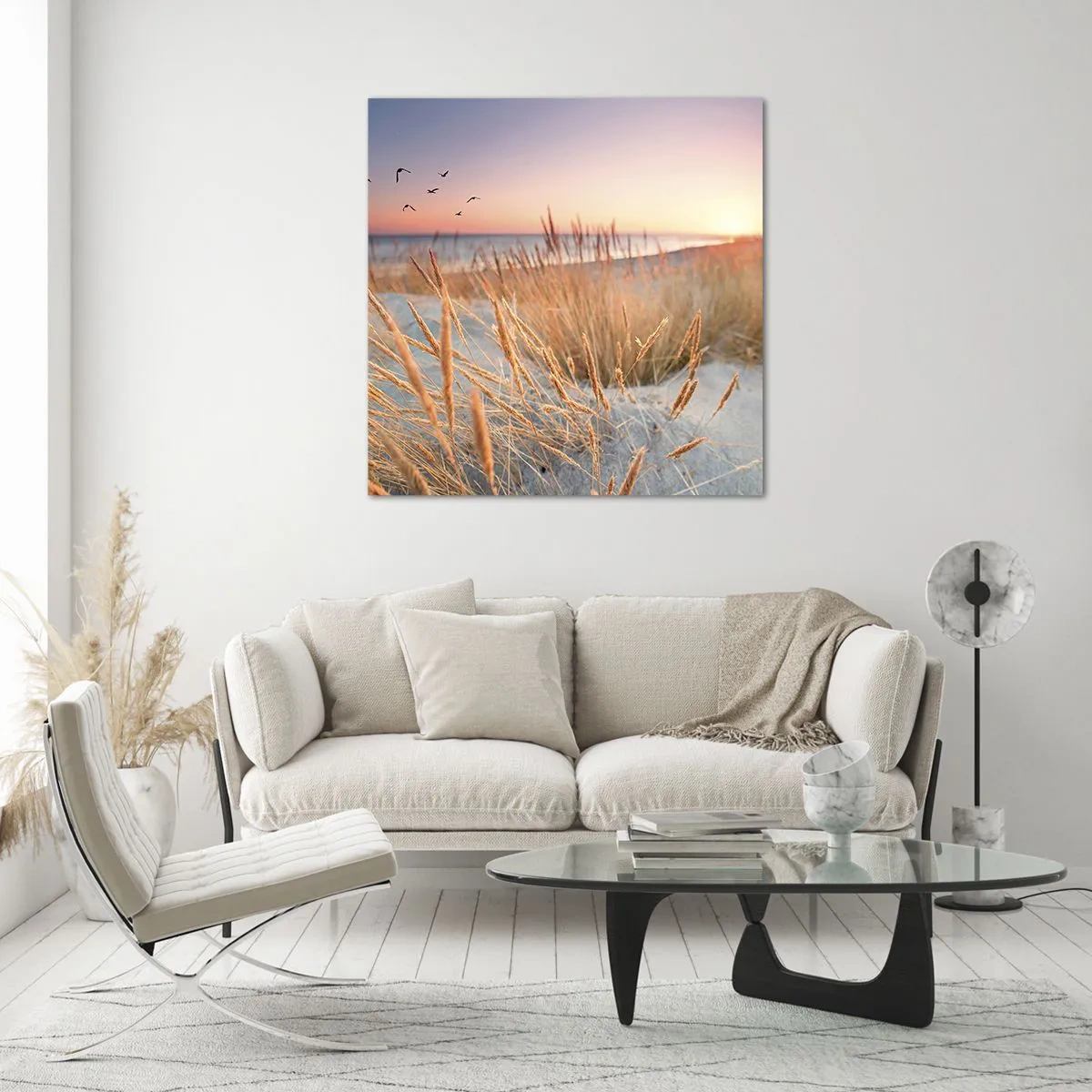 Üveg kép - A balti altatódal - 60x60 cm