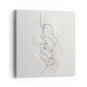 Vászonkép - Ölelésbe gabalyodva - 30x30 cm