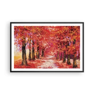 Poszter fehér keretben - Őszi benyomás - 91x61 cm