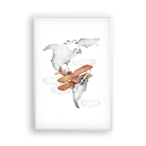 Poszter fekete keretben - Úttörő szellemben - 61x91 cm