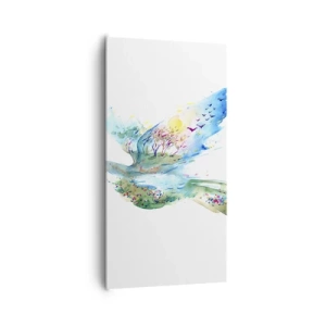 Vászonkép - A természet szárnyain - 65x120 cm