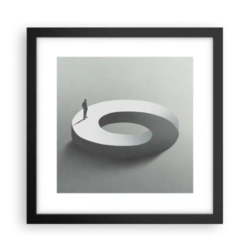 Poszter fehér keretben - És bölcsnek lenni - 30x30 cm