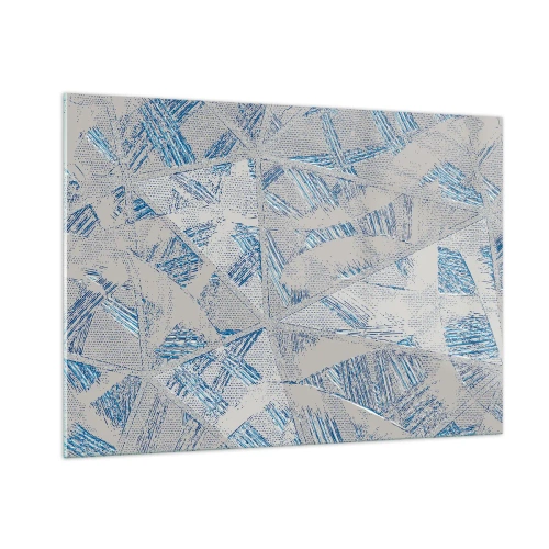 Üveg kép - A szürkéskék labirintusban - 100x70 cm