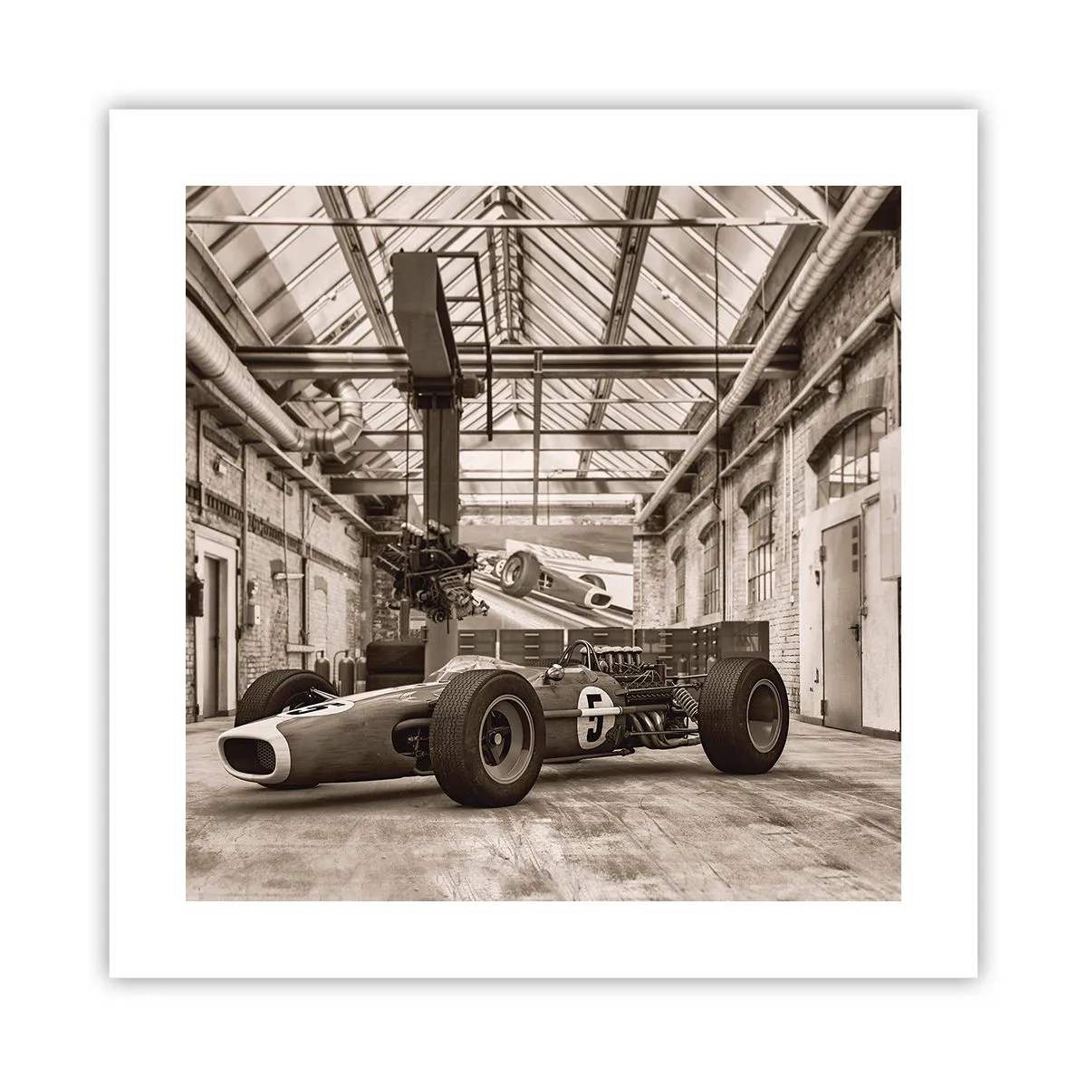 Poszter - A győztes pihenője - 40x40 cm