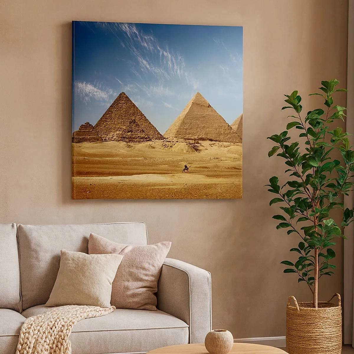 Vászonkép - 40 évszázad néz rád - 30x30 cm