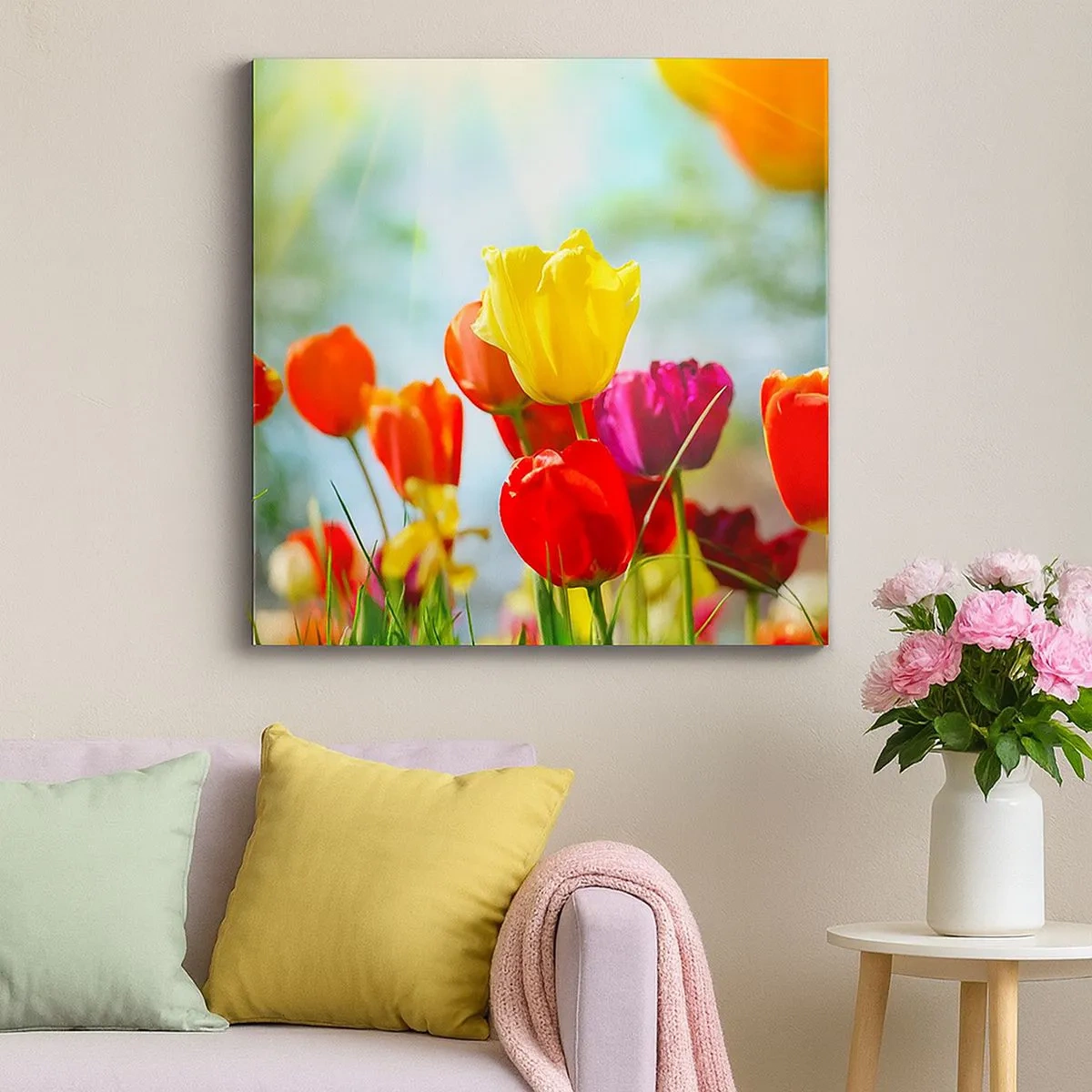 Vászonkép - A nap minden színe - 30x30 cm