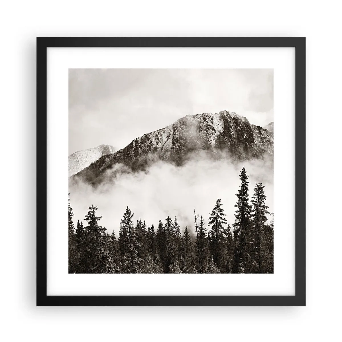 Poszter fehér keretben - Gránit uralkodó - 40x40 cm