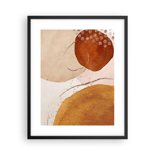 Poszter fehér keretben - Gömbölyűség és mozgás - 40x50 cm