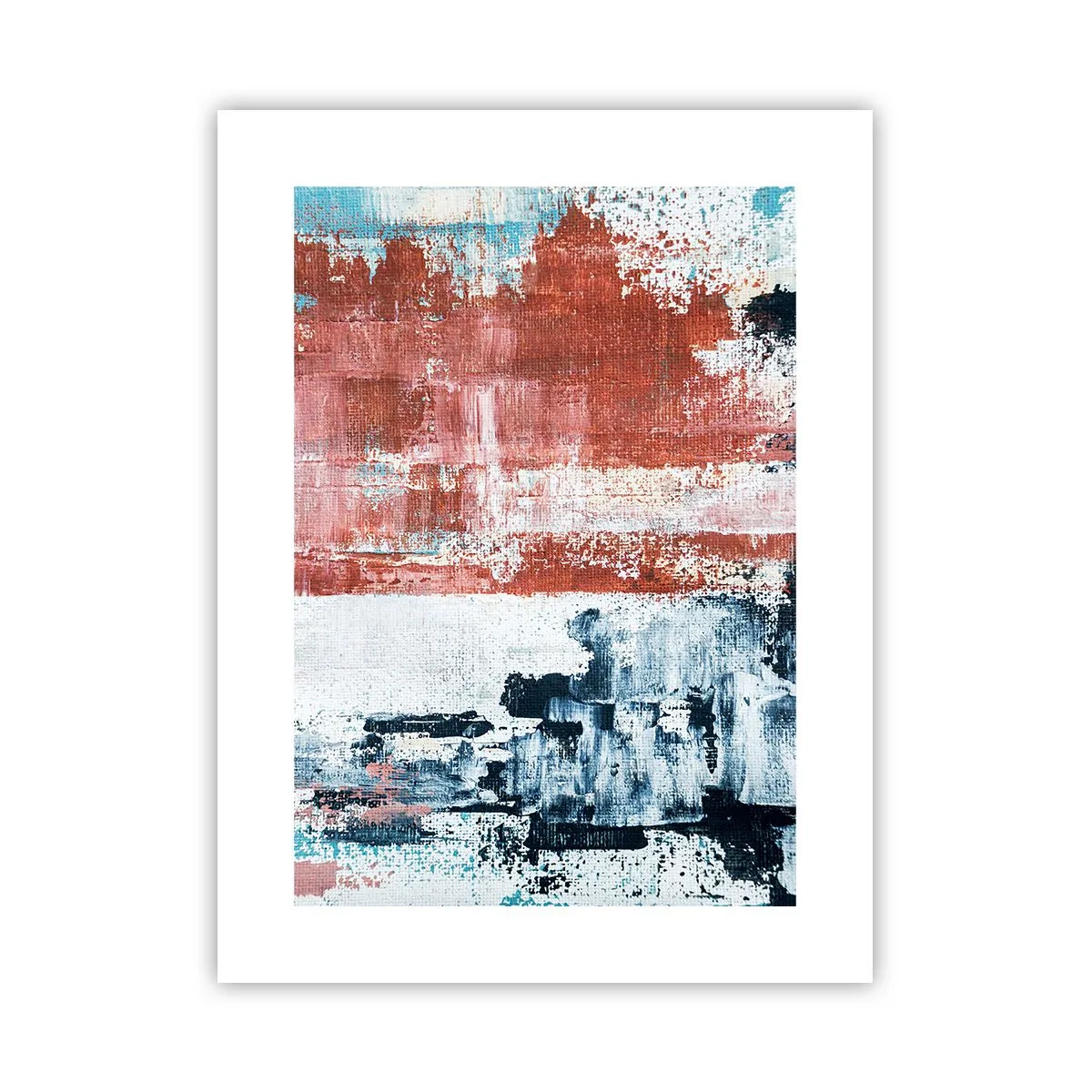 Poszter - Fele-fele absztrakt - 30x40 cm