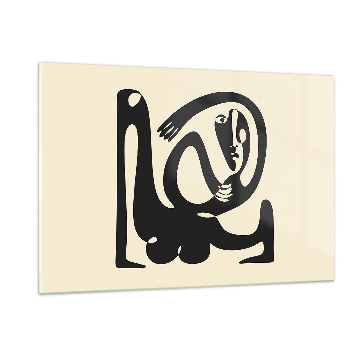 Üveg kép - Majdnem Picasso - 120x80 cm