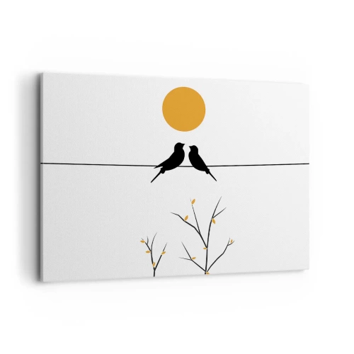 Vászonkép - Fülemüle este - 100x70 cm