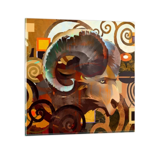 Üveg kép - Mágia – vallások – rituálék - 70x70 cm