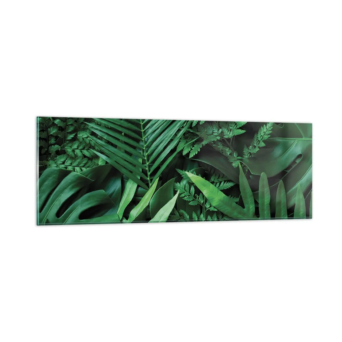 Üveg kép - Összebújva a zöldben - 90x30 cm