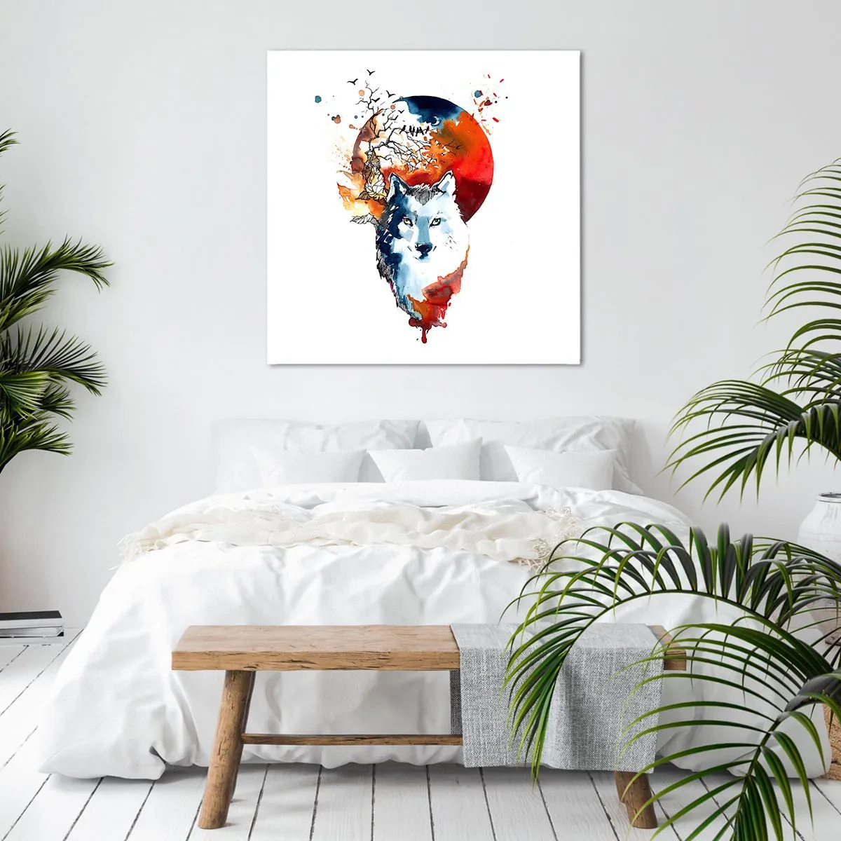 Vászonkép - Szembe az éjszakával - 60x60 cm