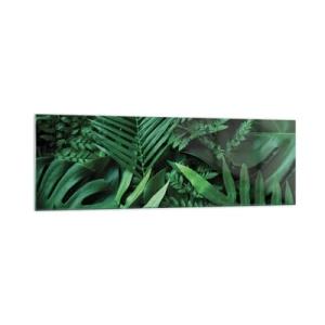 Üveg kép - Összebújva a zöldben - 160x50 cm
