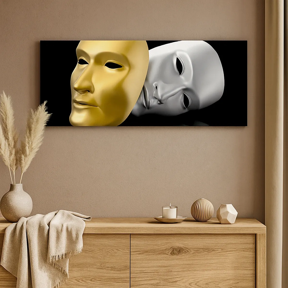 Vászonkép - Az élet színház - 30x30 cm