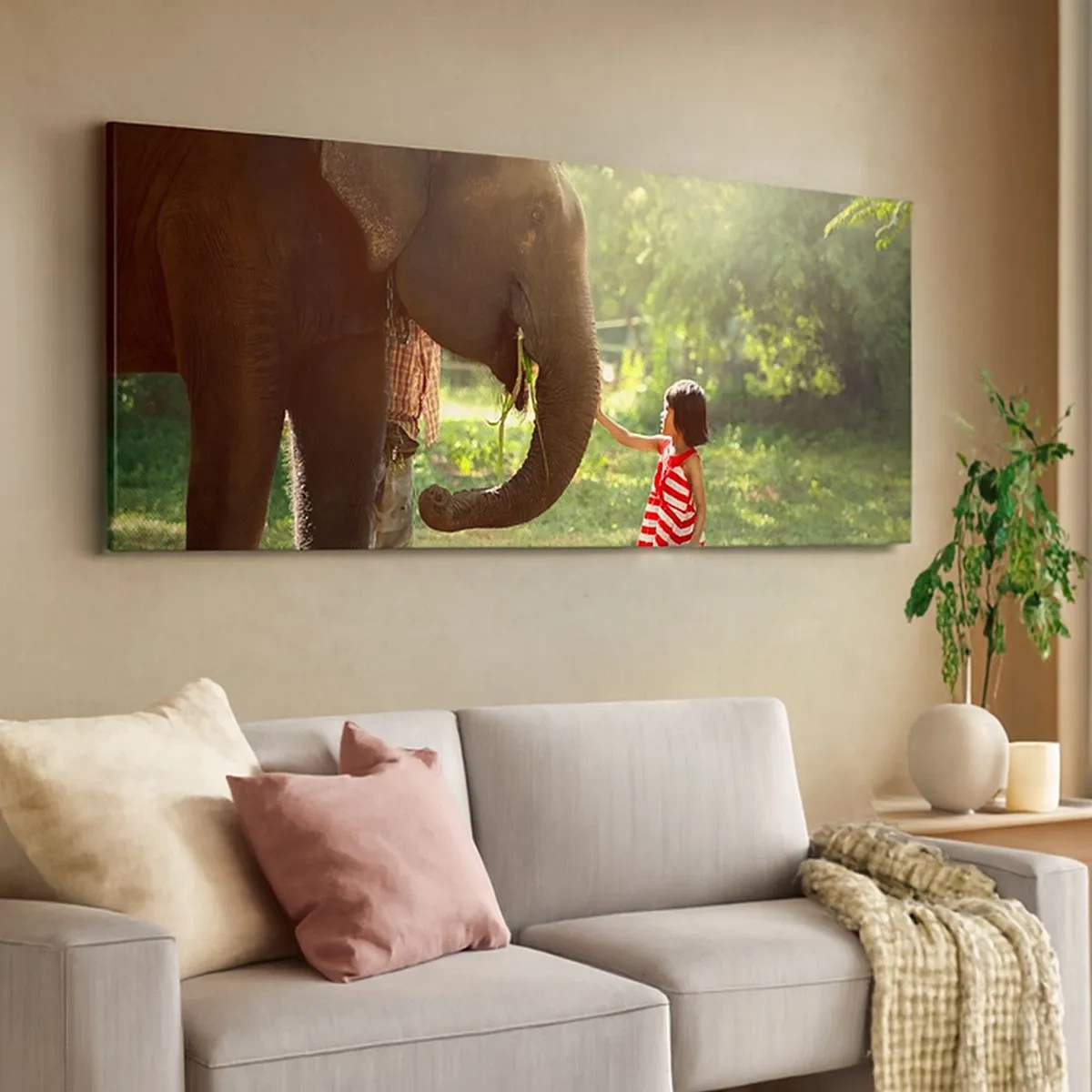 Vászonkép - A barátság ereje - 100x40 cm